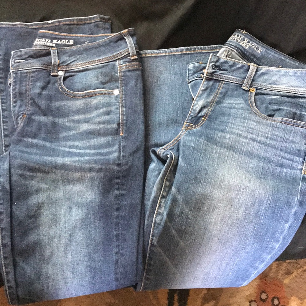 American eagle kickboot jeans
